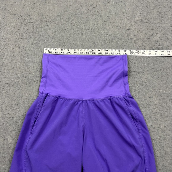 Lululemon Om Pants Women's 4 Power Purple Loose Roll Down Waist Joggers W5B24S - Picture 4 of 13